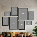 large wall frame set
