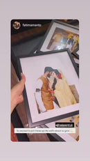 Picture Frame Set of 9, Display Pictures with Border, Multi Collage Gallery Square Photo Frames for Wall with Custom Pics-3