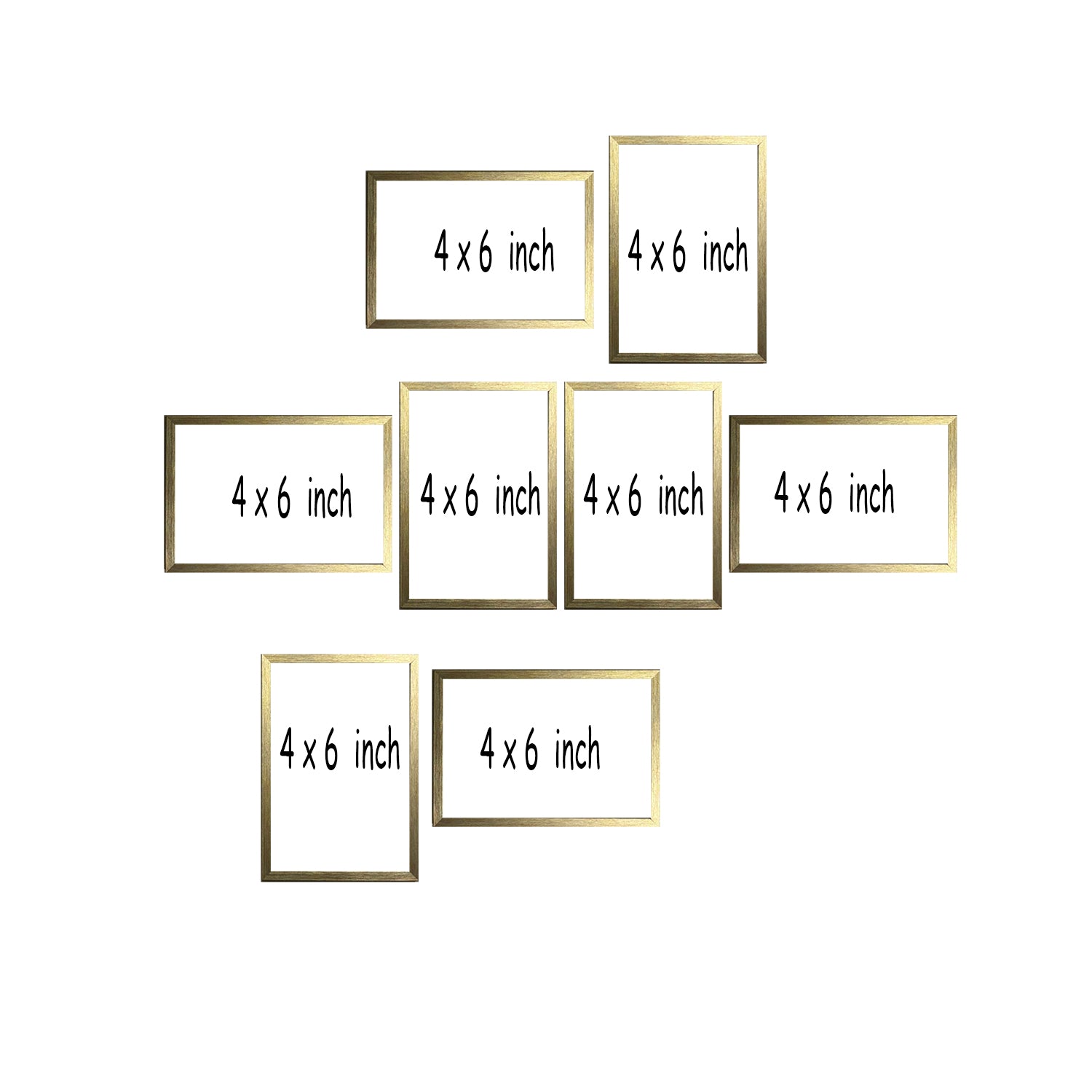 Set of 8 Picture Frames For Wall Decor