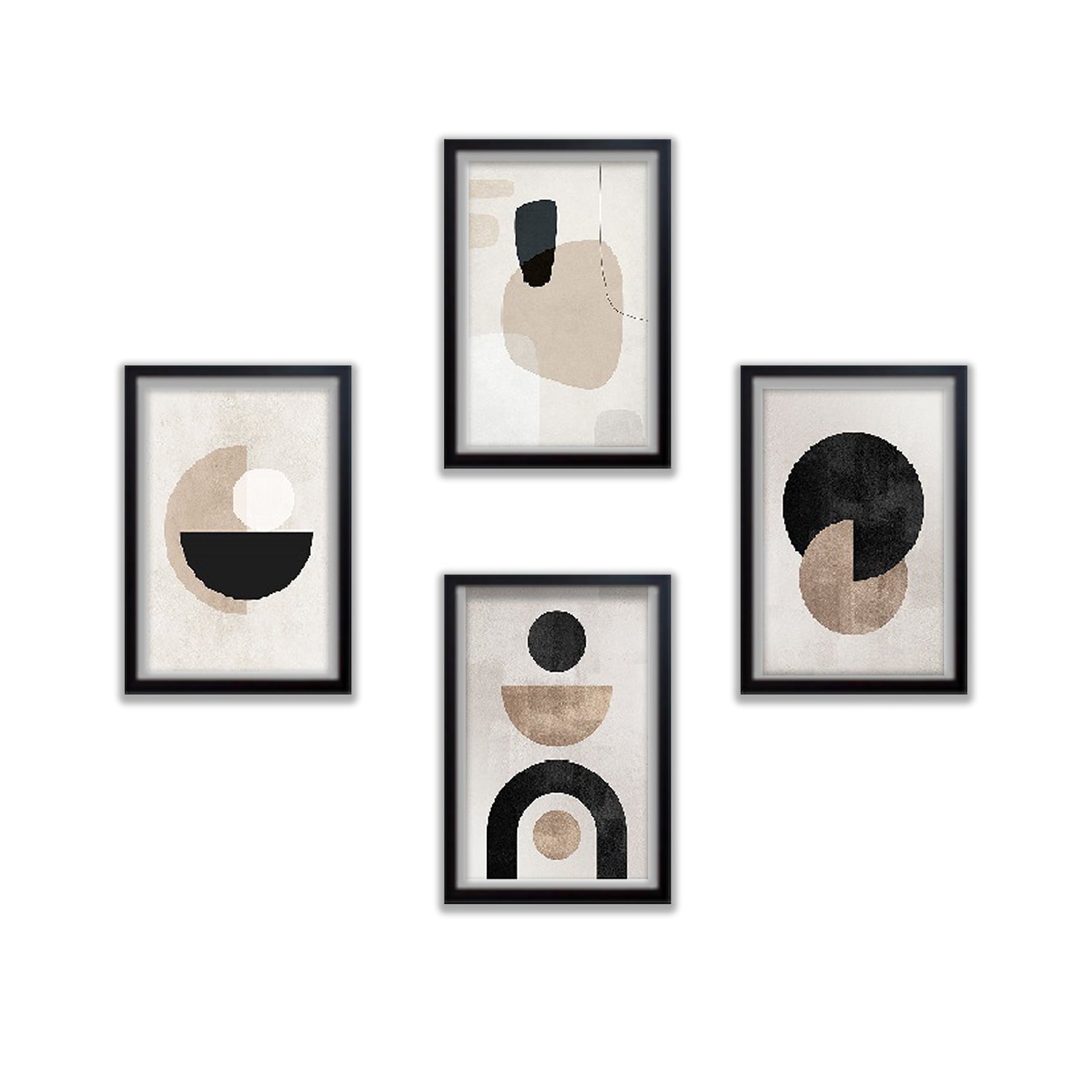 Set of 4 Aesthetic Art Frame set - 0