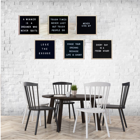6 Pcs Picture Frames Motivational Quotes For Office/ Room Decor