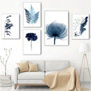 5-piece custom black and white frames collage with botanical abstract art designs. - 5 Pcs Abstract Wall Art Frame set [ 12" x 16" (1 piece) , 10" x 12" (4 pieces)] - Black - Frame World