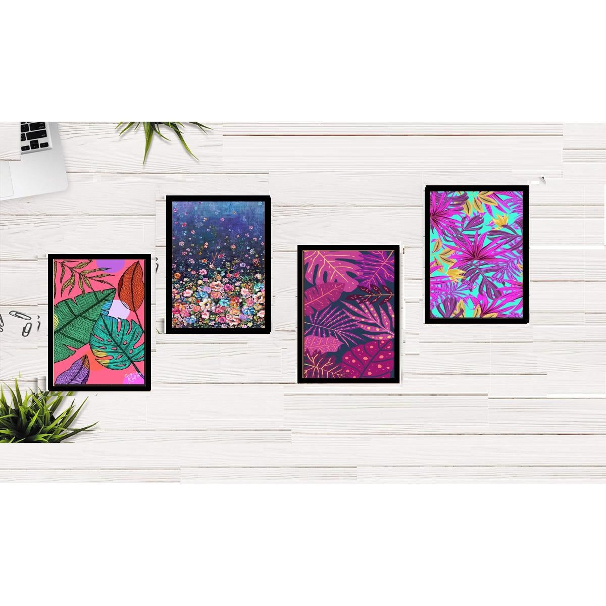 Set of 4 Aesthetic Wall photo frame